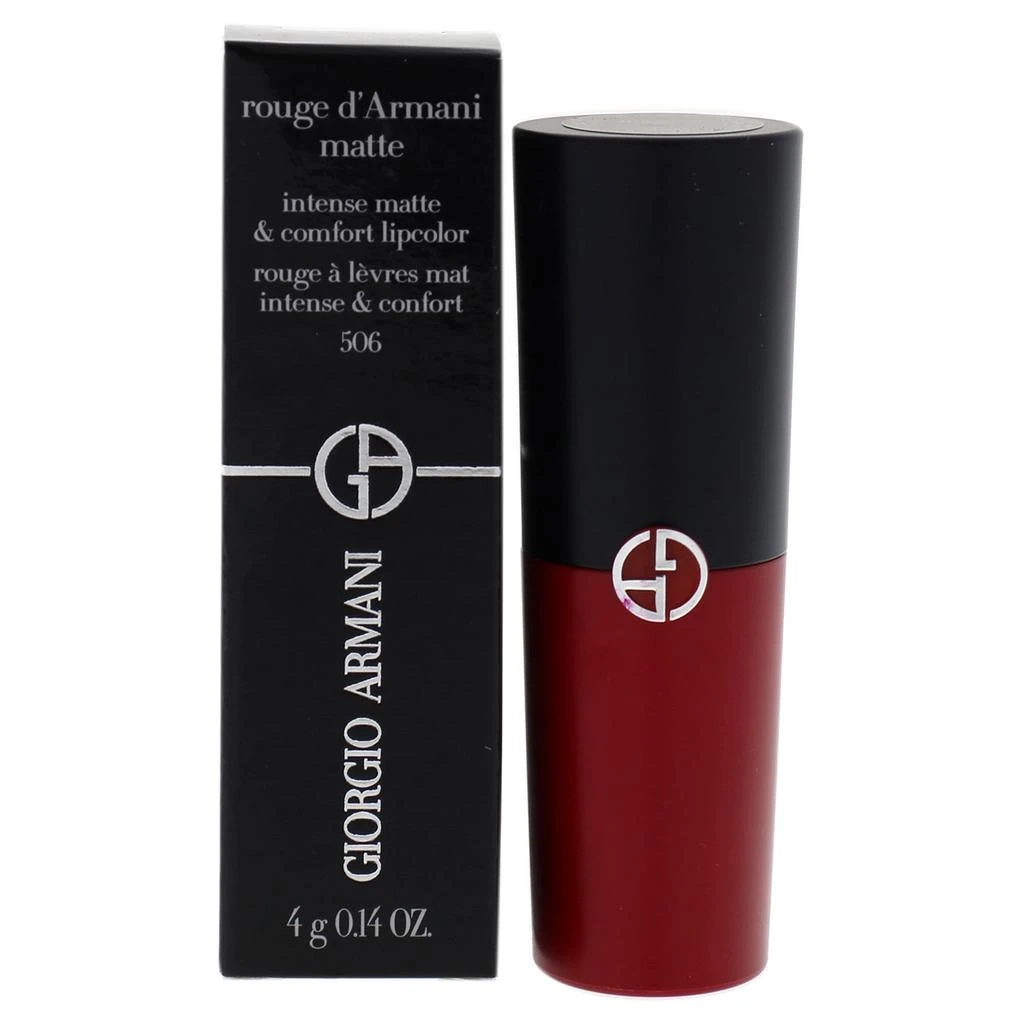 商品Giorgio Armani|Rouge DArmani Matte Lipcolor - 506 Maharajah by Giorgio Armani for Women - 0.14 oz Lipstick,价格¥338,第1张图片