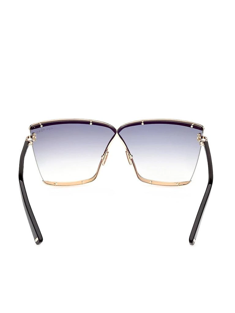 商品Tom Ford|Elle 71MM Square Sunglasses,价格¥4425,第5张图片详细描述