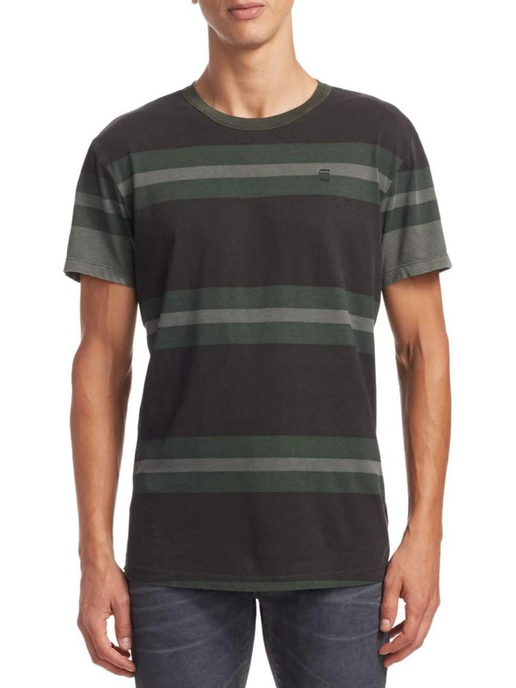 商品G-Star|Relaxed Stripe Cotton Tee,价格¥413,第1张图片