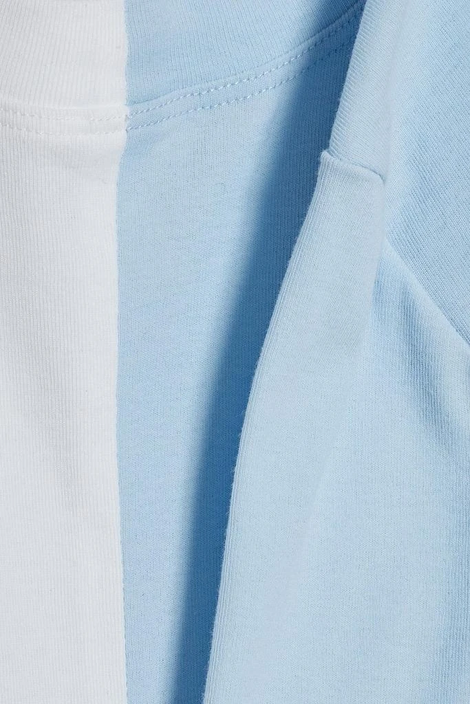 商品ROSETTA GETTY|Asymmetric two-tone cotton-jersey T-shirt,价格¥777,第2张图片详细描述