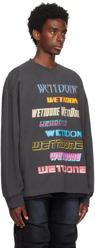 商品We11done|Gray Graphic Sweatshirt,价格¥2655,第2张图片详细描述