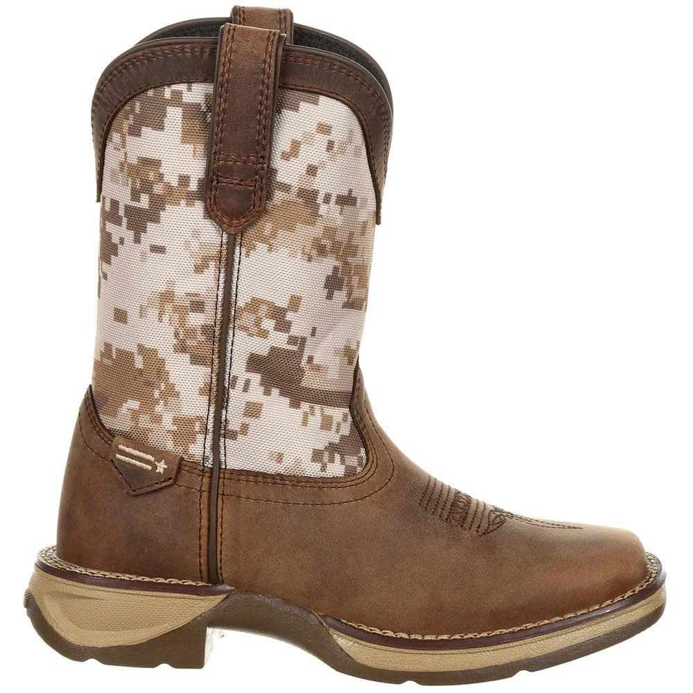 商品Durango|Lil' Rebel Durango Desert Camo Square Toe Wellington Boot (Toddler-Big Kid),价格¥749,第1张图片