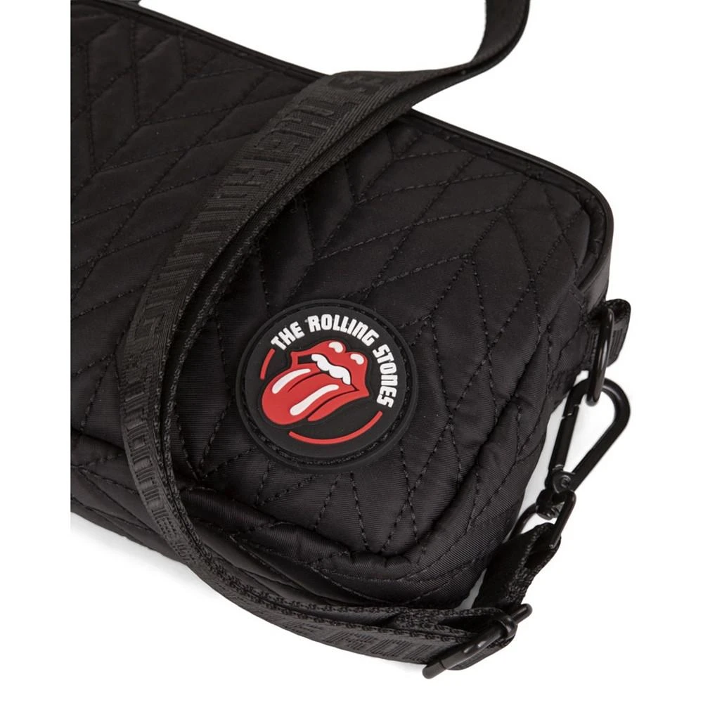 商品Rolling Stones|Iconic Collection Quilted Crossbody Bag with Adjustable Strap,价格¥405,第3张图片详细描述
