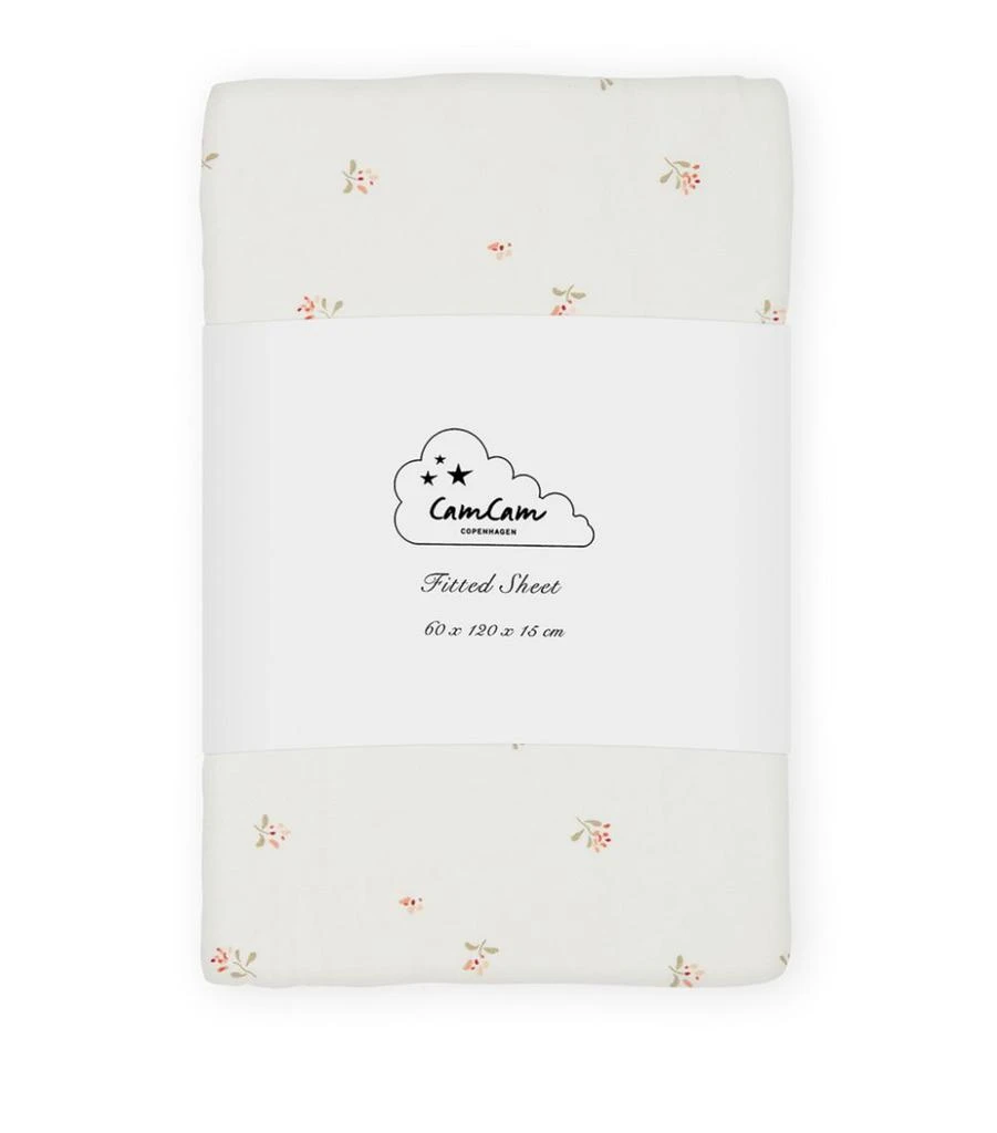 商品Cam Cam Copenhagen|Organic Cotton Poppies Fitted Sheet (120cm x 60cm),价格¥310,第1张图片