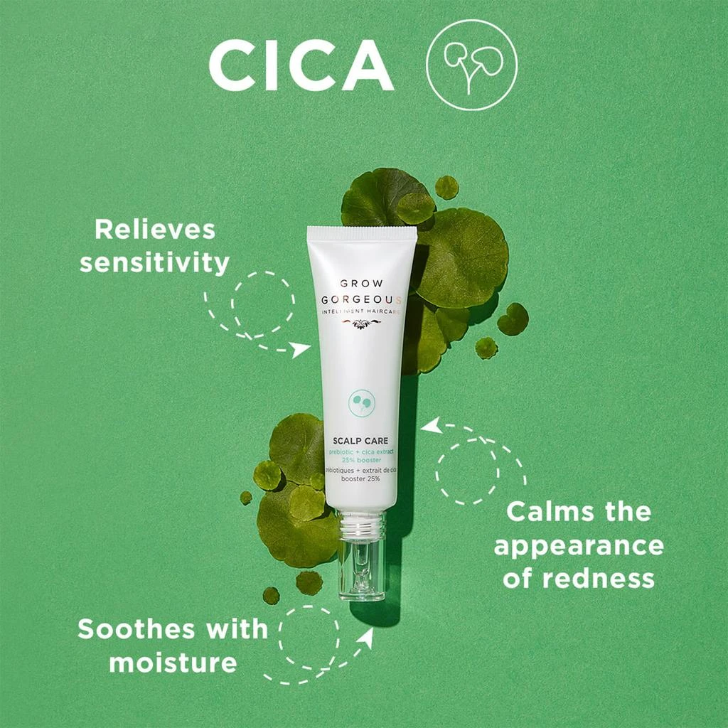 商品Grow Gorgeous|Scalp Care Soothing Cica Extract 25% Booster + Prebiotic,价格¥92,第3张图片详细描述