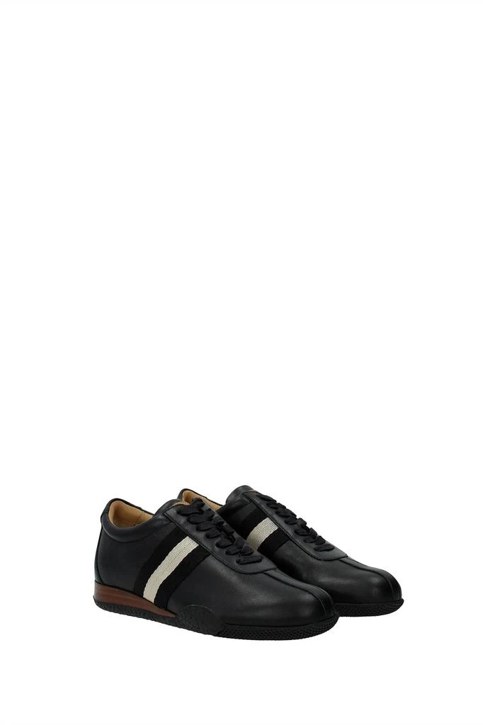 商品Bally|Sneakers Leather Black,价格¥1138,第2张图片详细描述