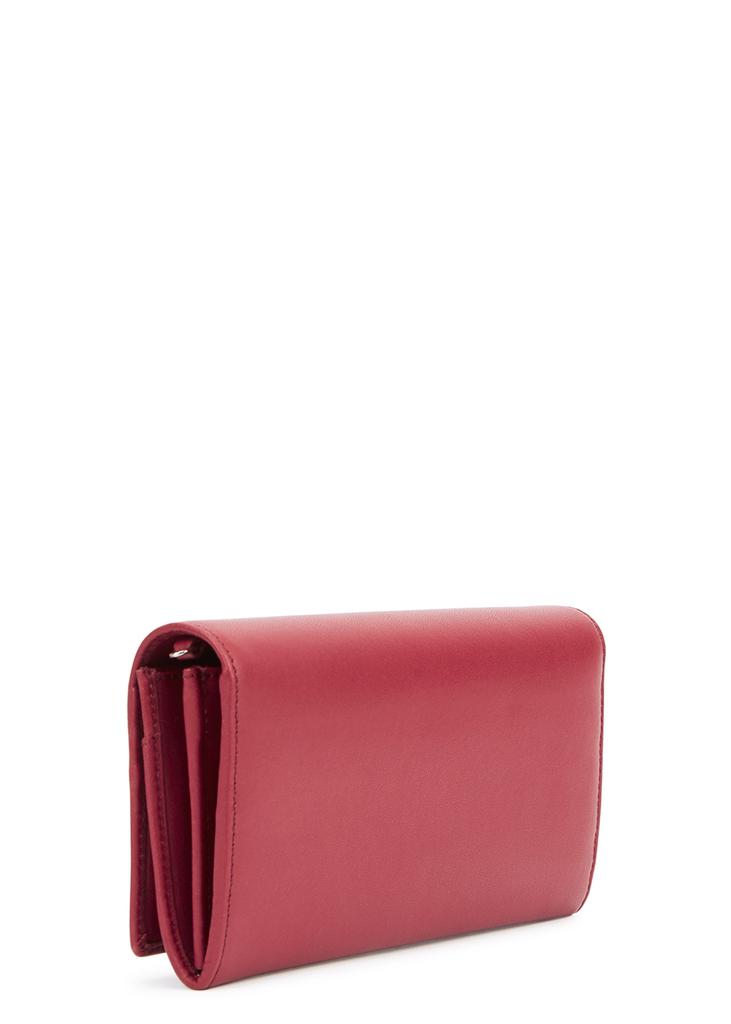 Red leather wallet-on-chain商品第2张图片规格展示