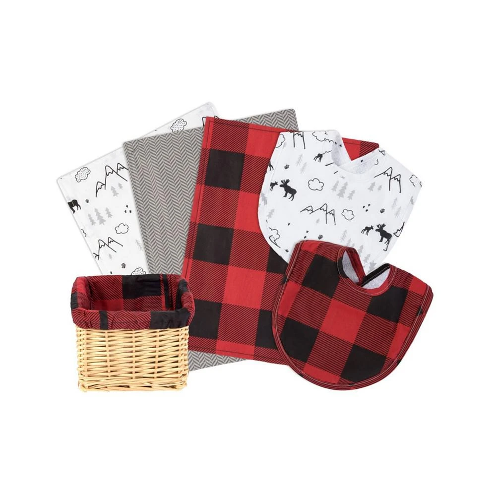 商品Trend Lab|Lumberjack Moose Gift Basket, Set of 7,价格¥135,第2张图片详细描述