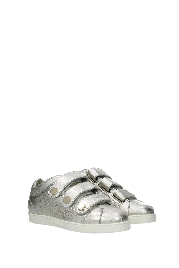 商品Jimmy Choo|Sneakers Leather Silver Platinum,价格¥2027,第2张图片详细描述