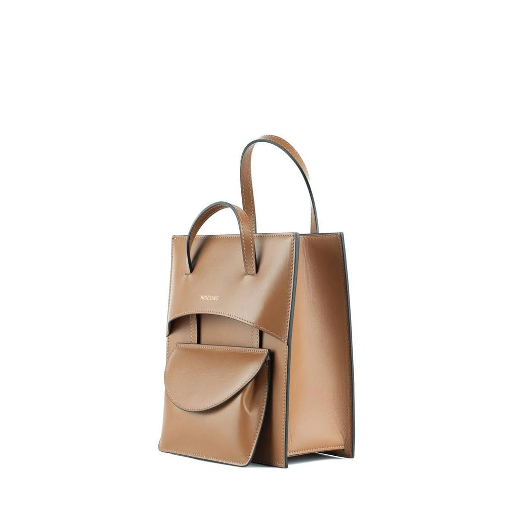 商品Hidesins|Hidesins Caramel Leather Flap J Bag,价格¥1846,第3张图片详细描述