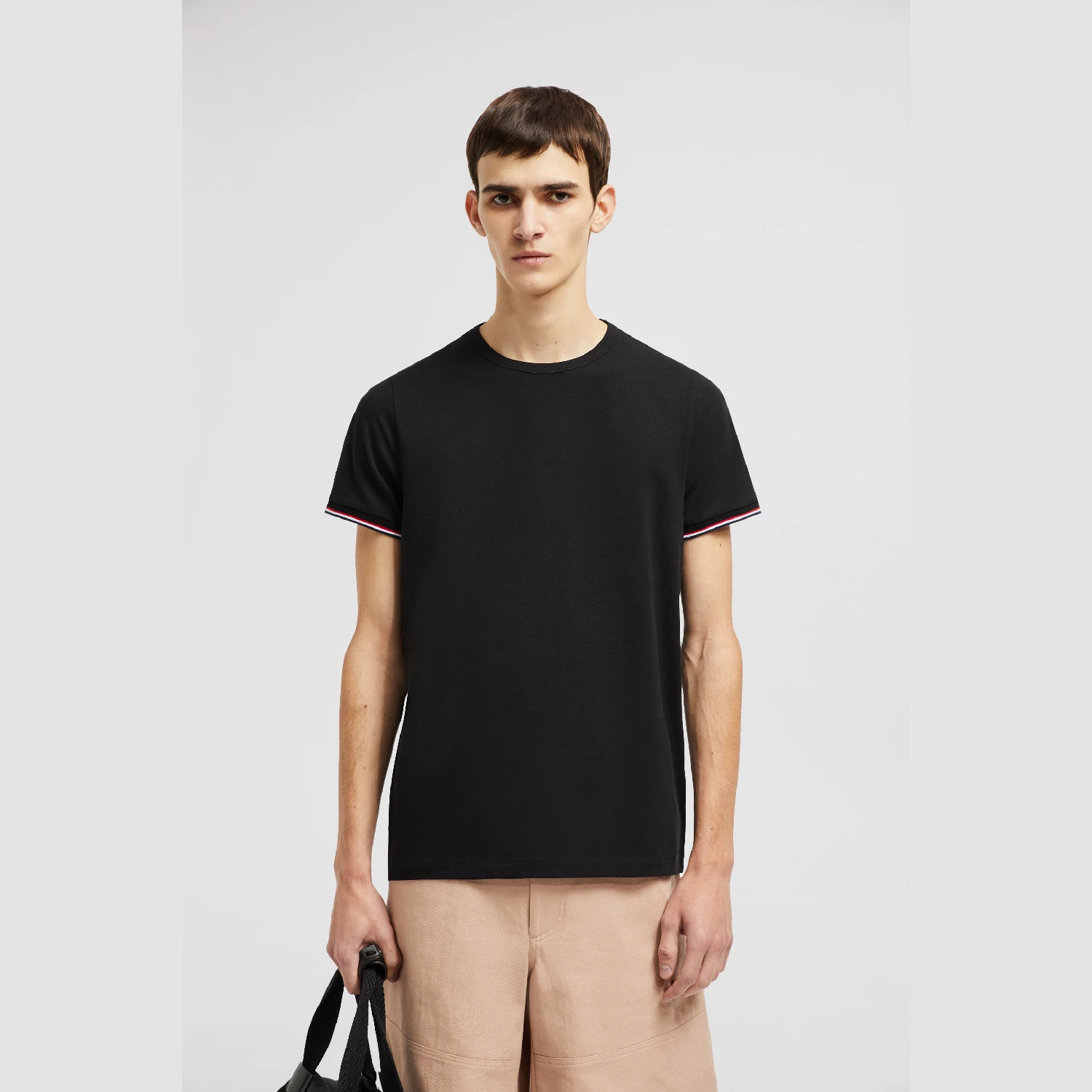 【预售】 MONCLER 盟可睐 25春夏 男士 短袖T恤 男士三色饰边棉质T恤 K10918C7160087296999  商品