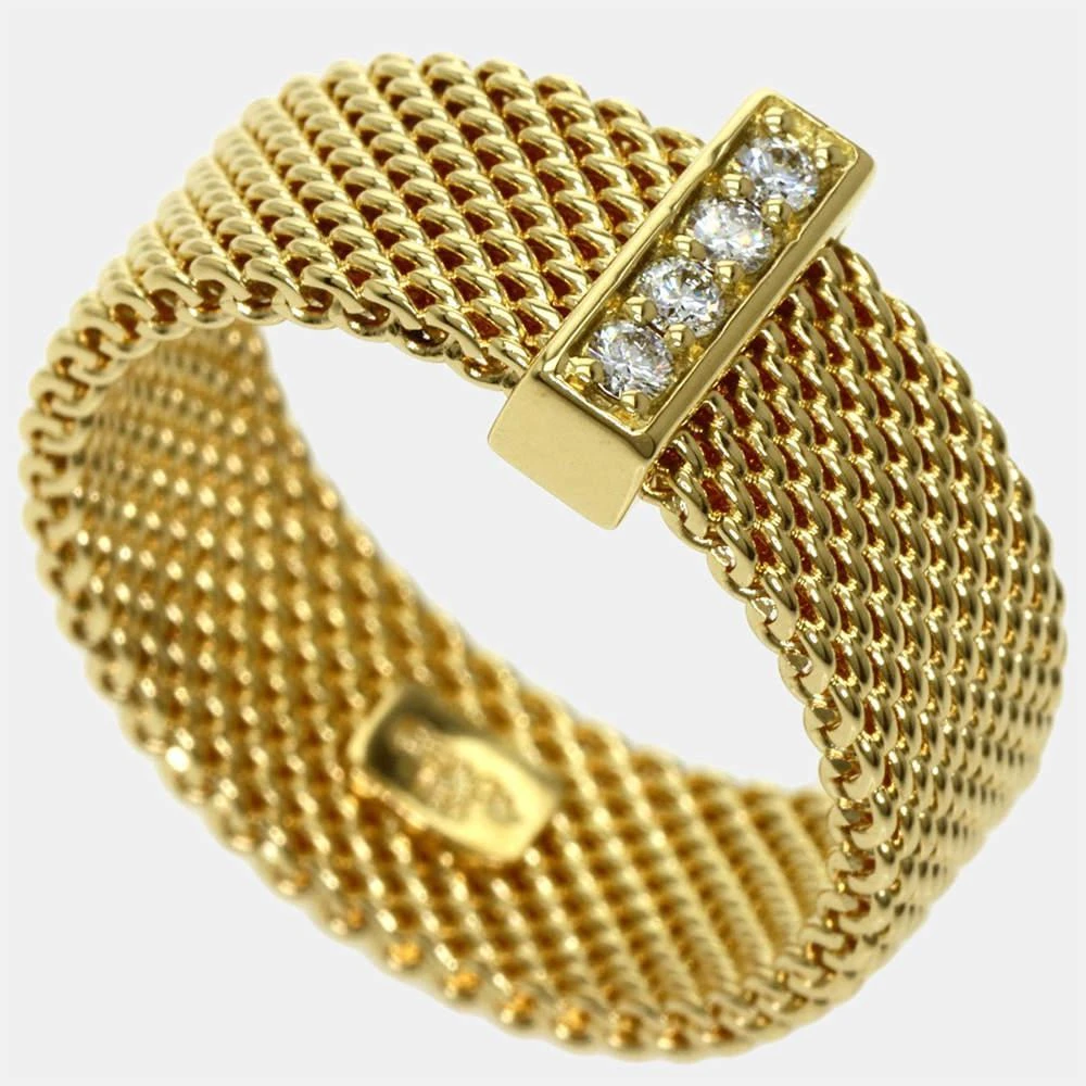 商品[二手商品] Tiffany & Co.|Tiffany & Co. Somerset 18K Yellow Gold Diamond Ring EU 50.5,价格¥10293,第1张图片