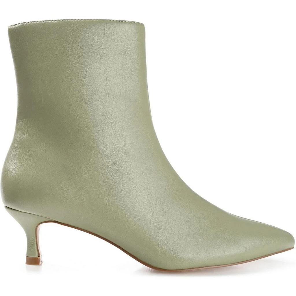 Journee Collection Womens Arely Faux Leather Pointed Toe Ankle Boots 商品