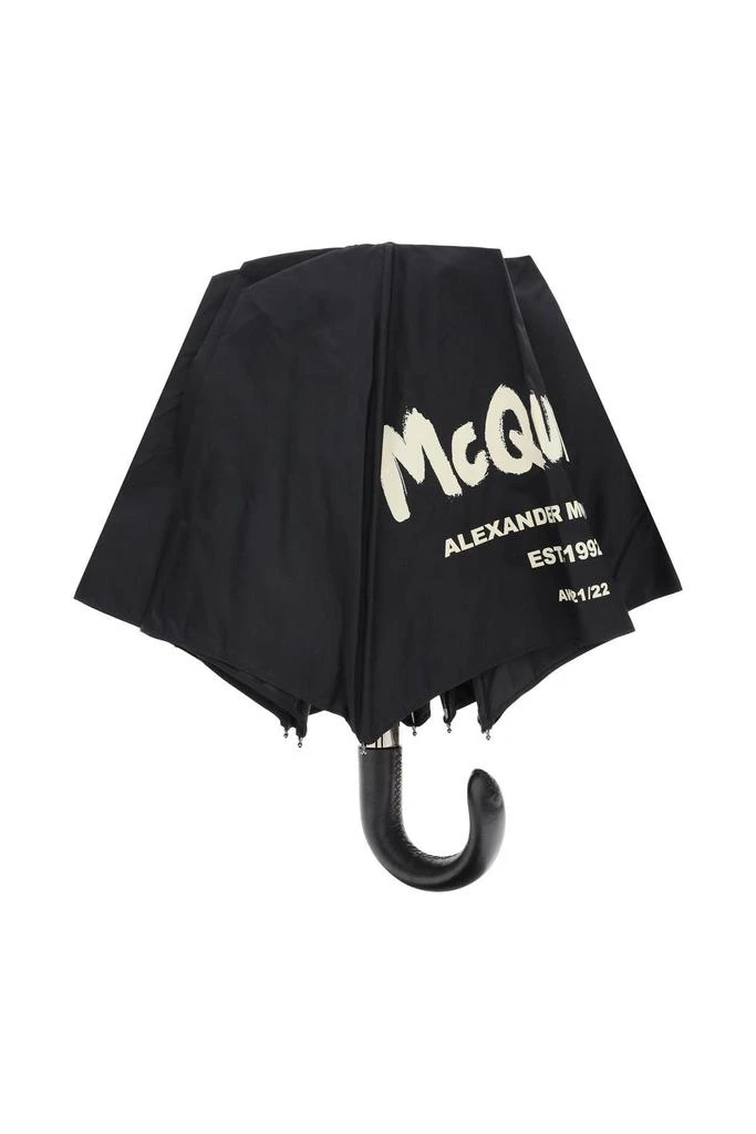 商品Alexander McQueen|GRAFFITI LOGO UMBRELLA,价格¥1990,第3张图片详细描述