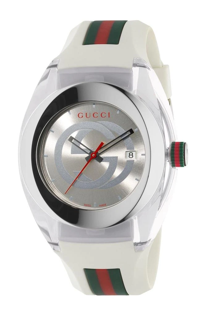 商品Gucci|Unisex Sync Rubber Strap Sport Watch, 46mm,价格¥2858,第1张图片