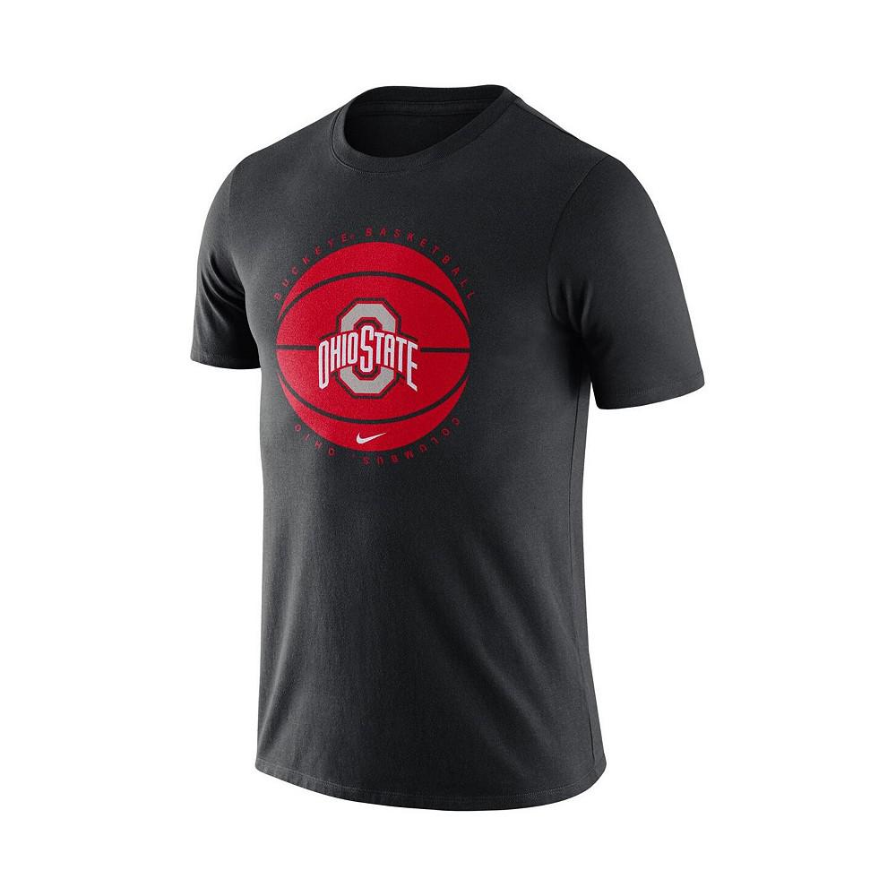 男款 俄亥俄州立七叶树队篮球队 黑色T恤 商品第3张图片规格展示