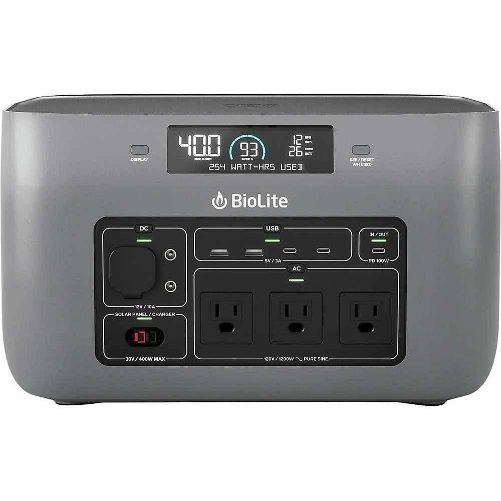 商品BioLite|BioLite BaseCharge 1500 Power Station,价格¥11272,第1张图片