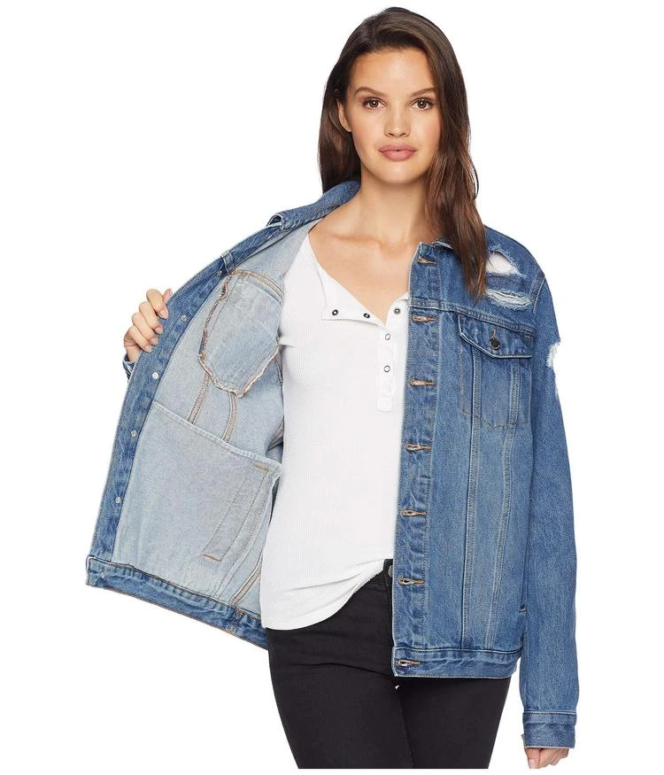 商品Juicy Couture|Denim Hollywood Discharged Jacket,价格¥334,第5张图片详细描述