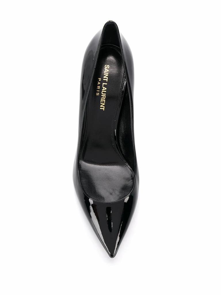 商品Yves Saint Laurent|Saint L AU Rent Women's  Black Leather Pumps,价格¥7537,第6张图片详细描述