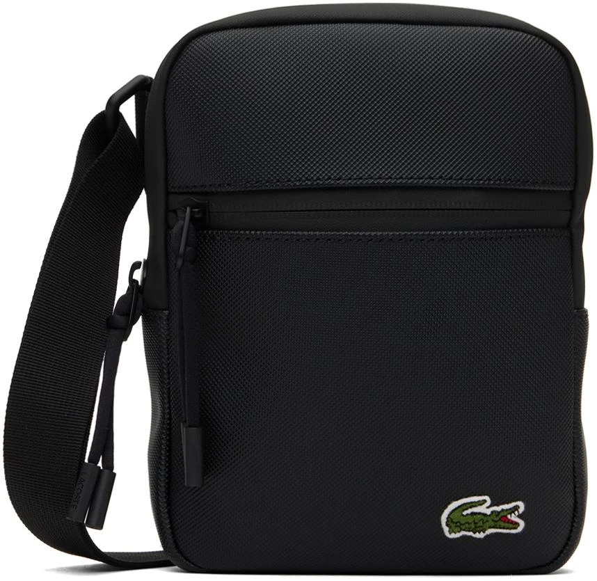 商品Lacoste|Black Flat Crossover Bag,价格¥458,第1张图片