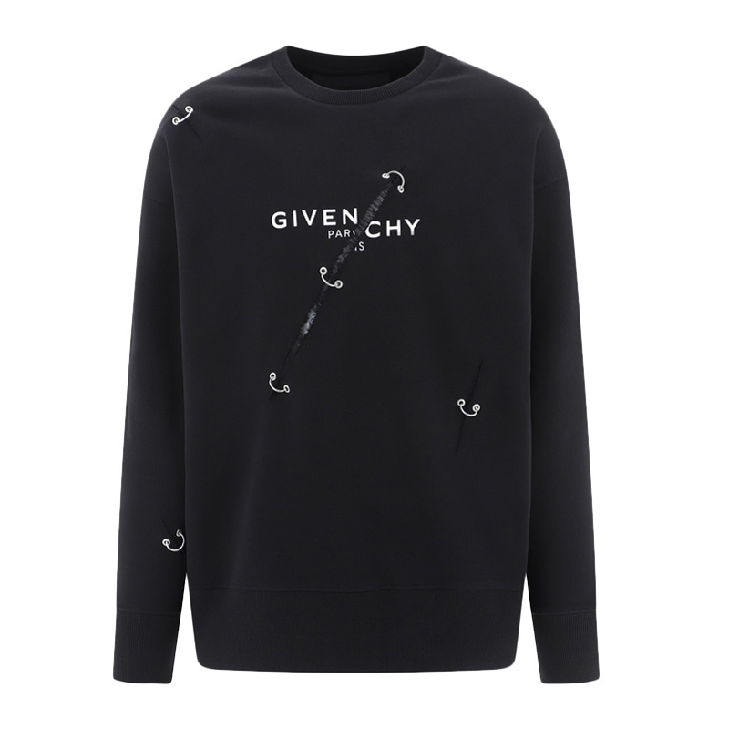 商品[国内直发] Givenchy|GIVENCHY 男士黑色卫衣/帽衫 BMJ0B83Y69-001,价格¥7394,第1张图片