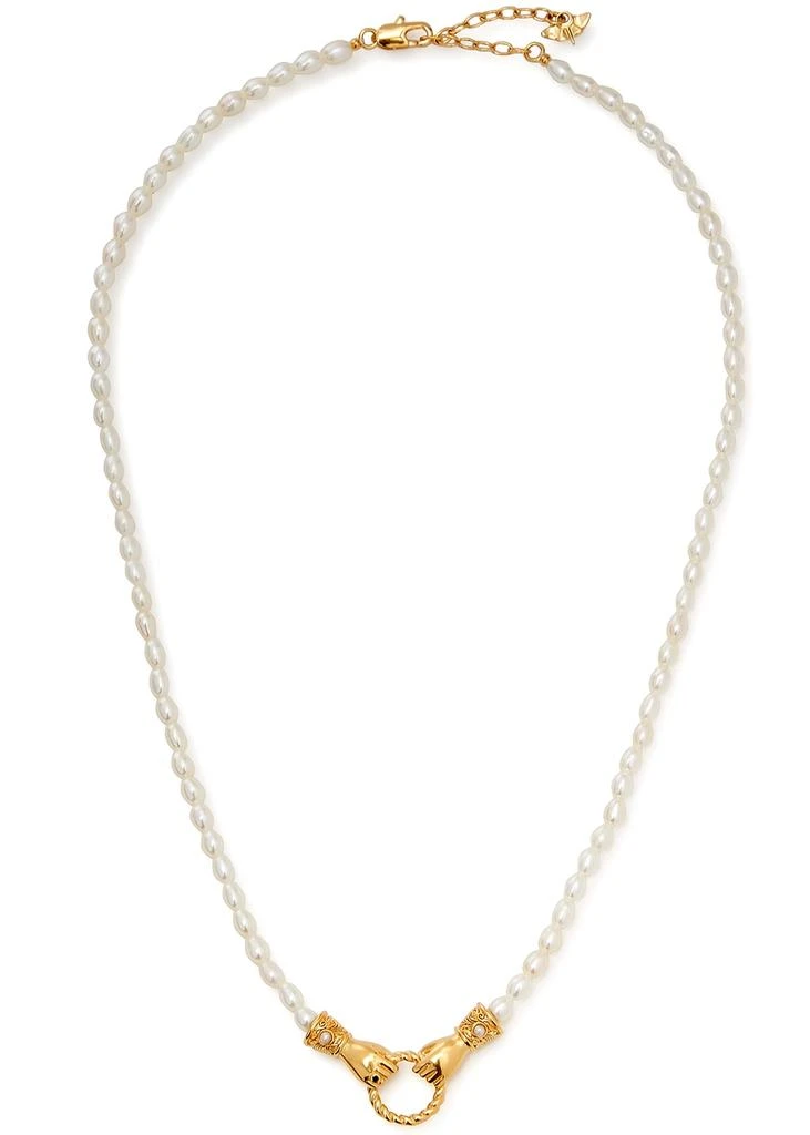 商品Missoma|X Harris Reed In Good Hands pearl necklace,价格¥1412,第1张图片