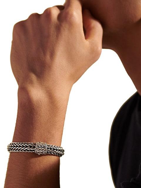 Kami Sterling Silver Chain Bracelet/12MM商品第2张图片规格展示