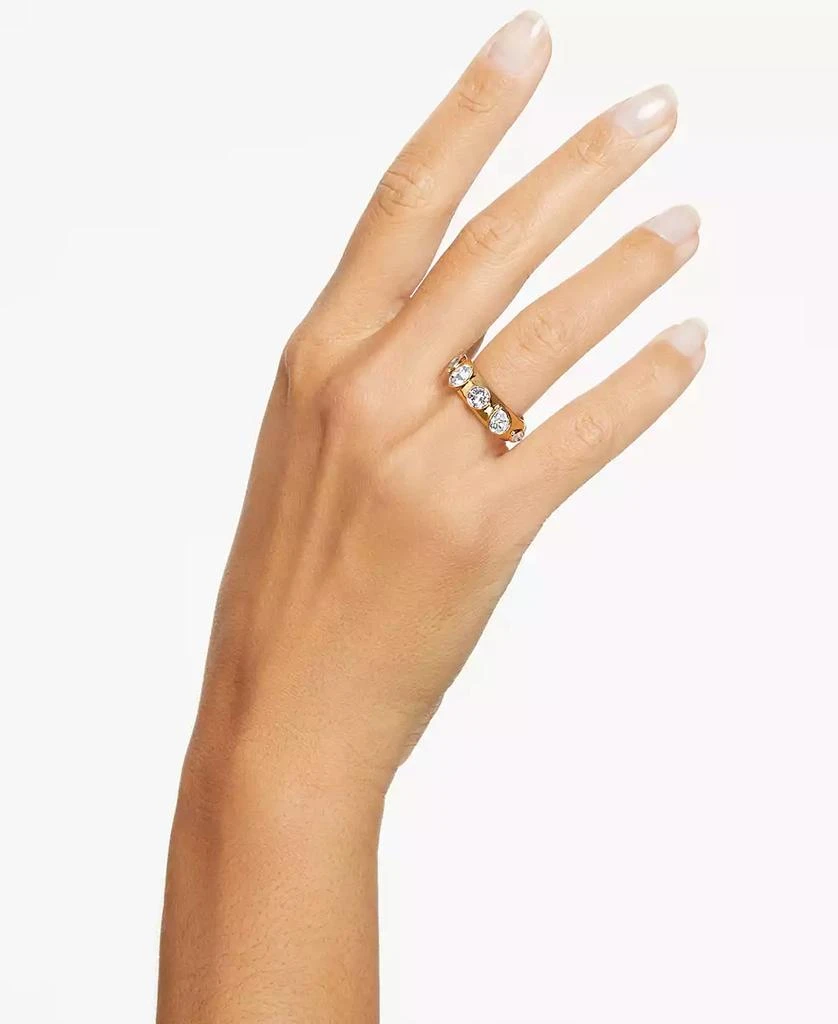 商品Swarovski|Gold-Tone Mixed Crystal Statement Band Ring,价格¥969,第5张图片详细描述