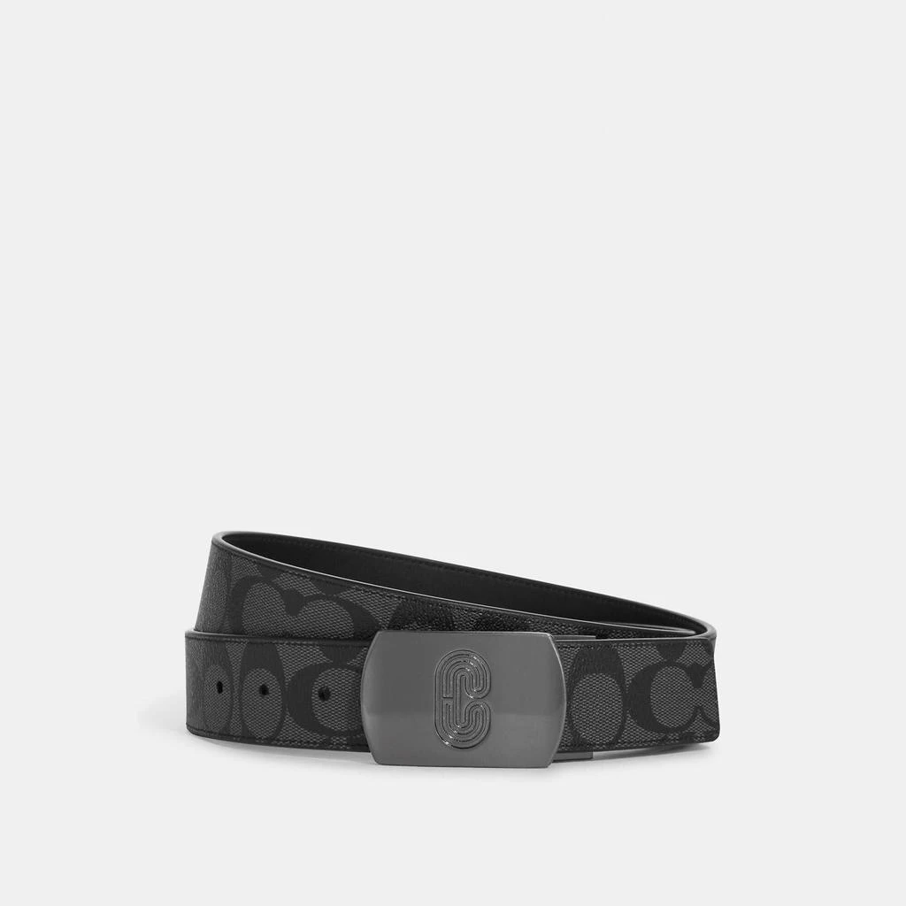 商品Coach|Coach Outlet Plaque Buckle Cut To Size Reversible Belt, 38 Mm,价格¥512,第2张图片详细描述