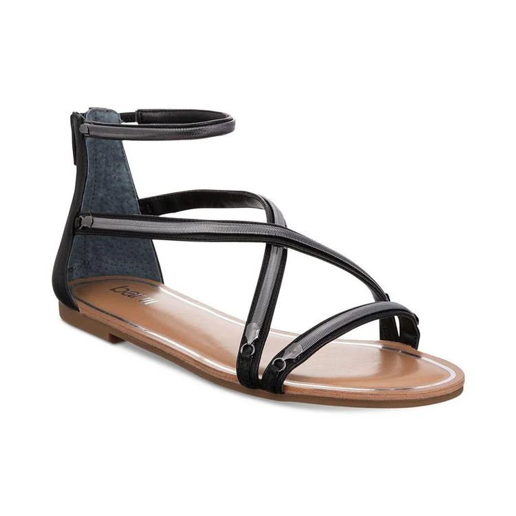 商品Bar III|Victoria Strappy Flat Sandals, Created for Macy's,价格¥154,第1张图片