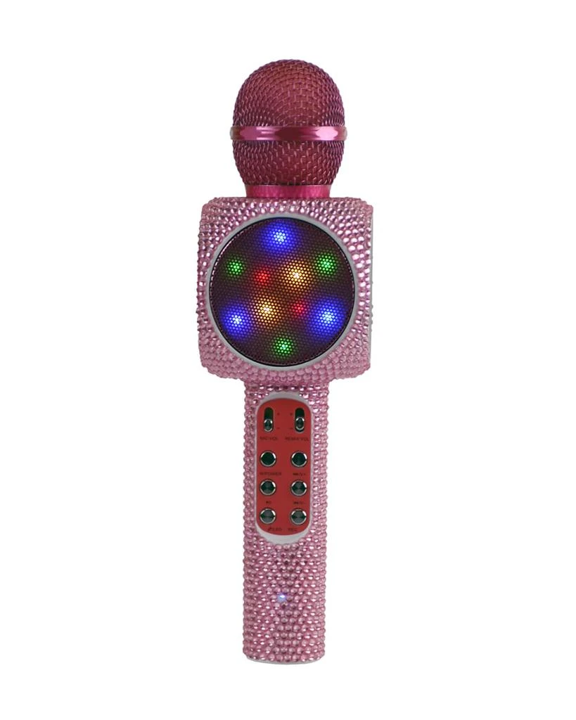 商品Wireless Express|Sing-A-Long Bling Karaoke Microphone, Pink,价格¥194,第3张图片详细描述