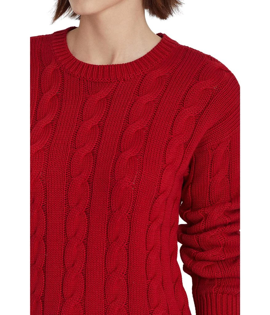 商品Ralph Lauren|Layered Cotton-Blend Cable-Knit Sweater,价格¥1088,第3张图片详细描述