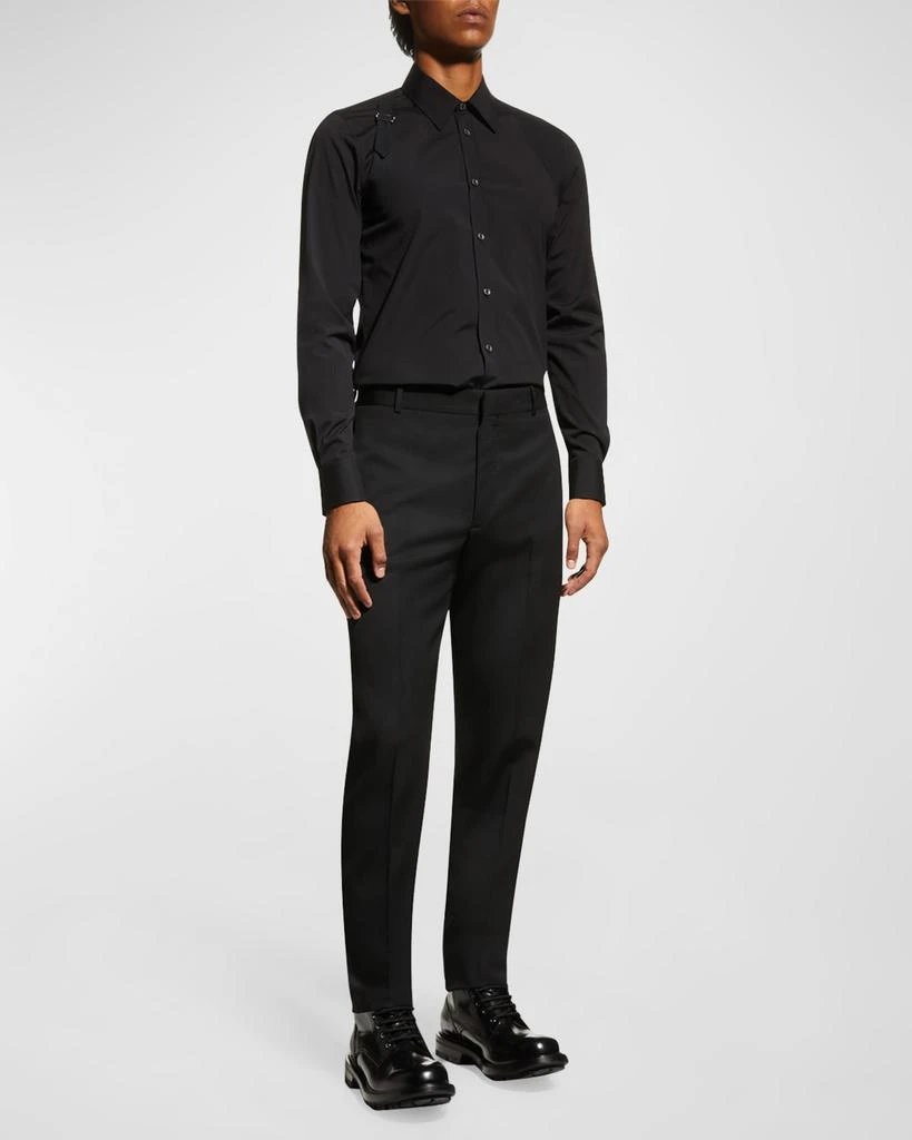 商品Alexander McQueen|Men's Harness Sport Shirt w/ Strap,价格¥1929,第2张图片详细描述