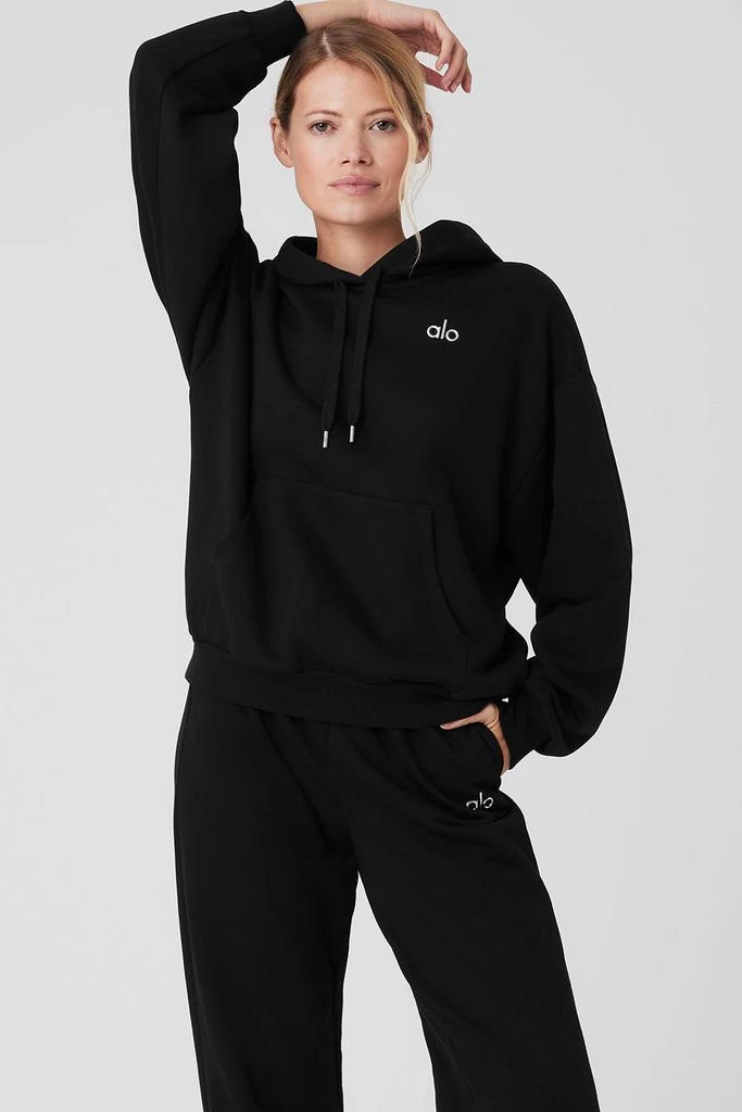 商品Alo|Accolade Hoodie - Black,价格¥1038,第1张图片