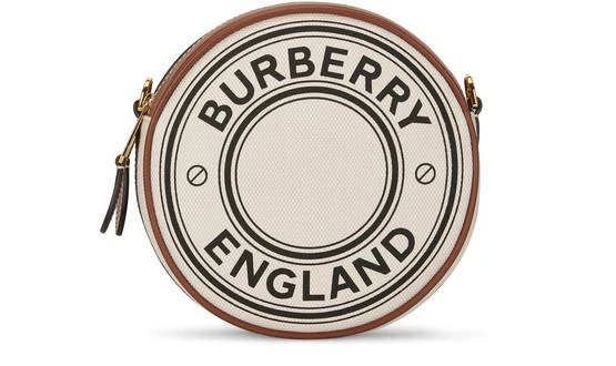 商品Burberry|Louise – 徽标图案帆布拼皮革路易丝包,价格¥9027,第1张图片