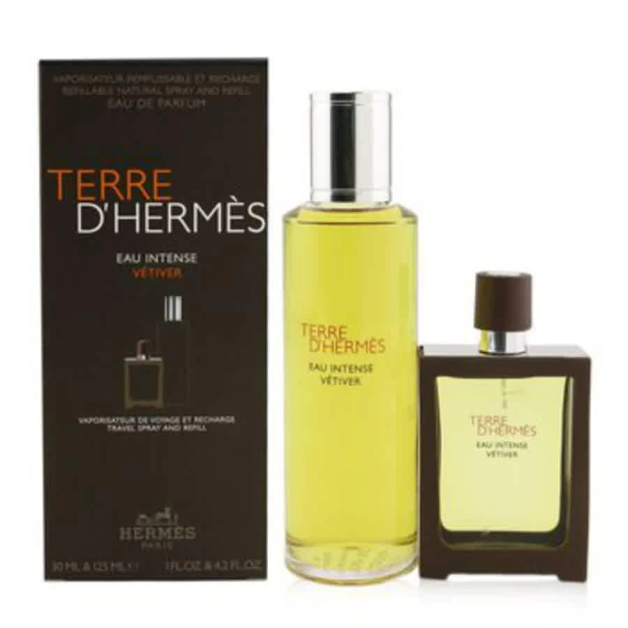 商品Hermes|- Terre D'Hermes Eau Intense Vetiver Coffret: Eau De Parfum Spray 30ml + Refill 125ml  2pcs,价格¥562,第2张图片详细描述