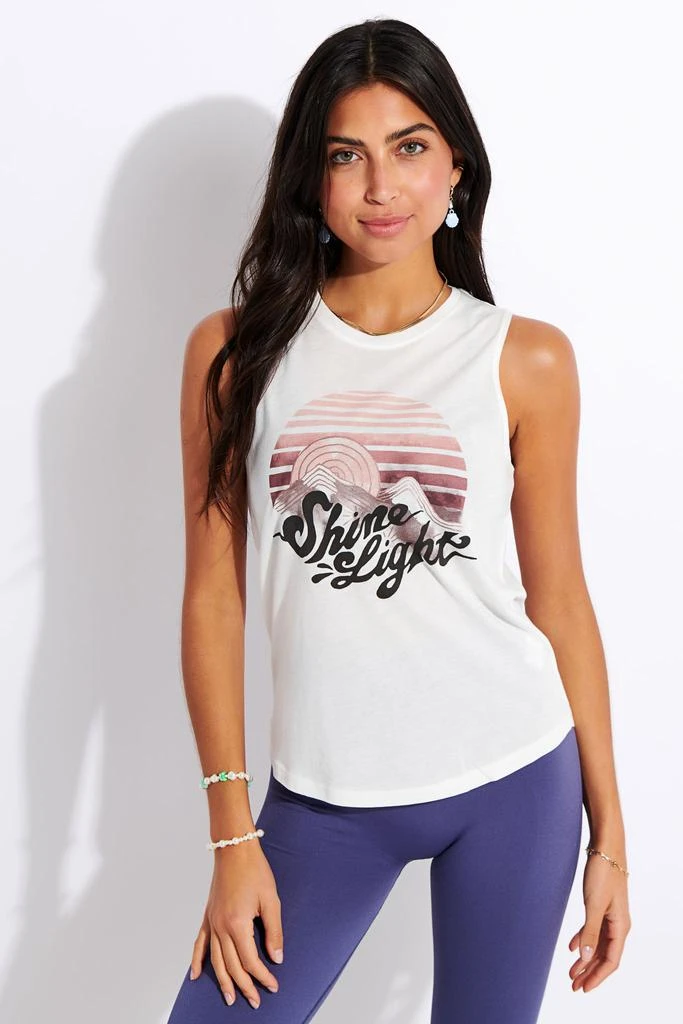 商品Spiritual Gangster|Shine Muscle Tank - Stone,价格¥325,第1张图片