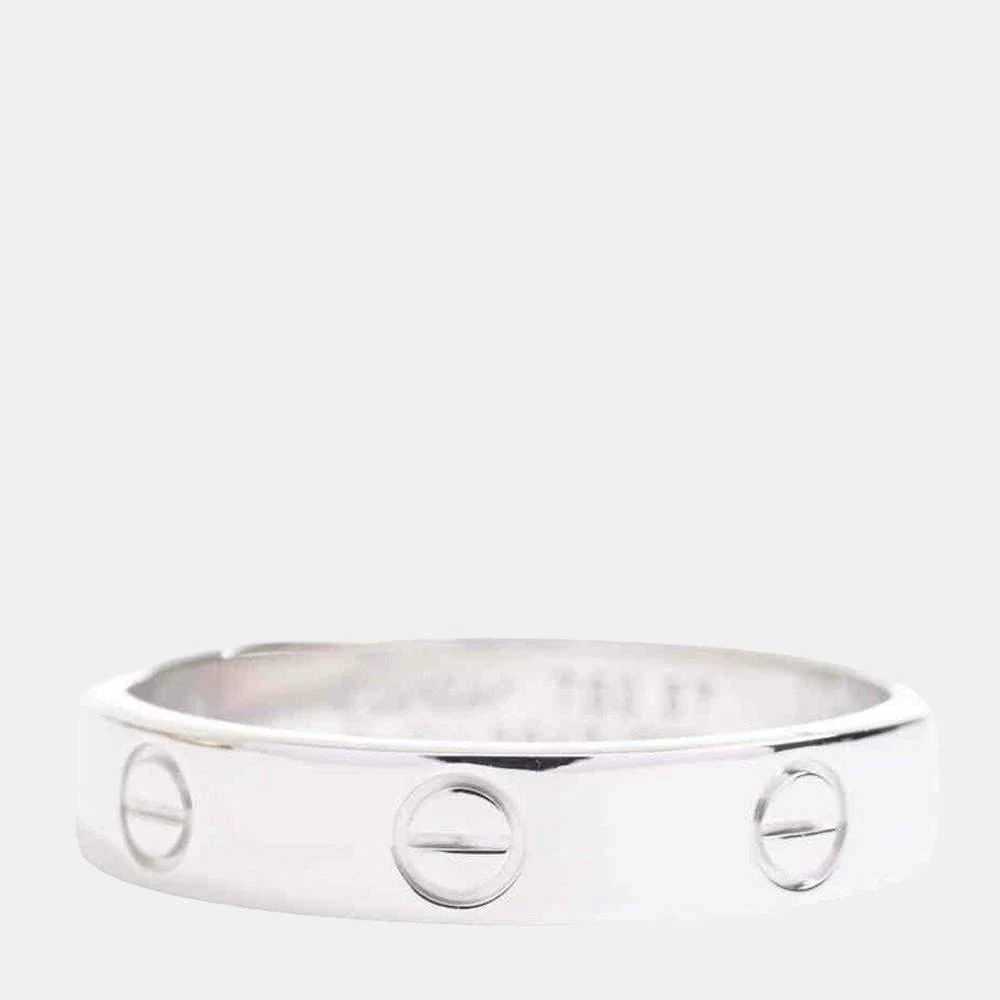 商品[二手商品] Cartier|Cartier Love Wedding Band 18K White Gold Ring EU 57,价格¥5839,第1张图片