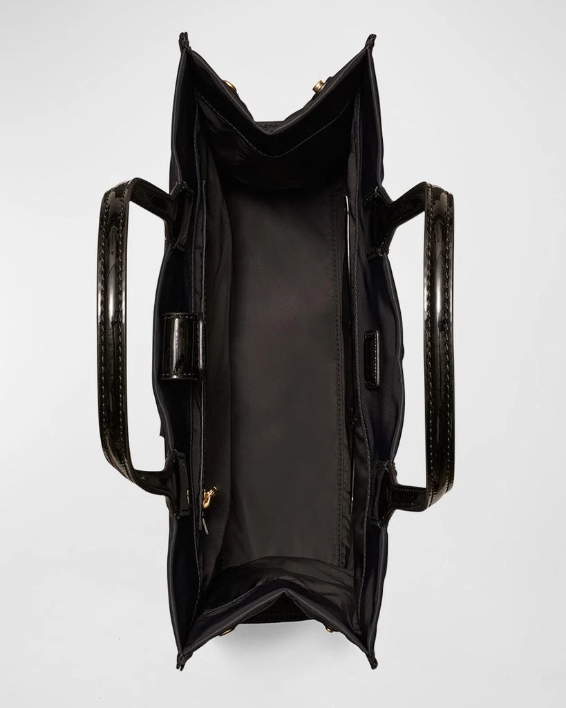 商品Tory Burch|Ella Mini Patent Recycled Nylon Tote Bag,价格¥1843,第4张图片详细描述