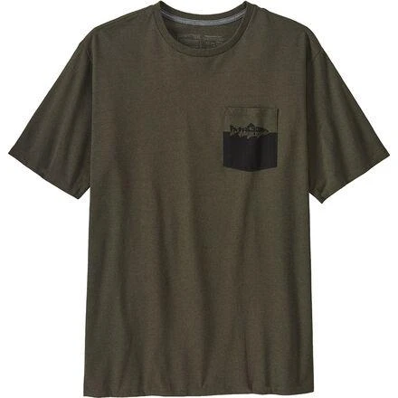 商品Patagonia|Wild Waterline Pocket Responsibili-Tee - Men's,价格¥260,第2张图片详细描述