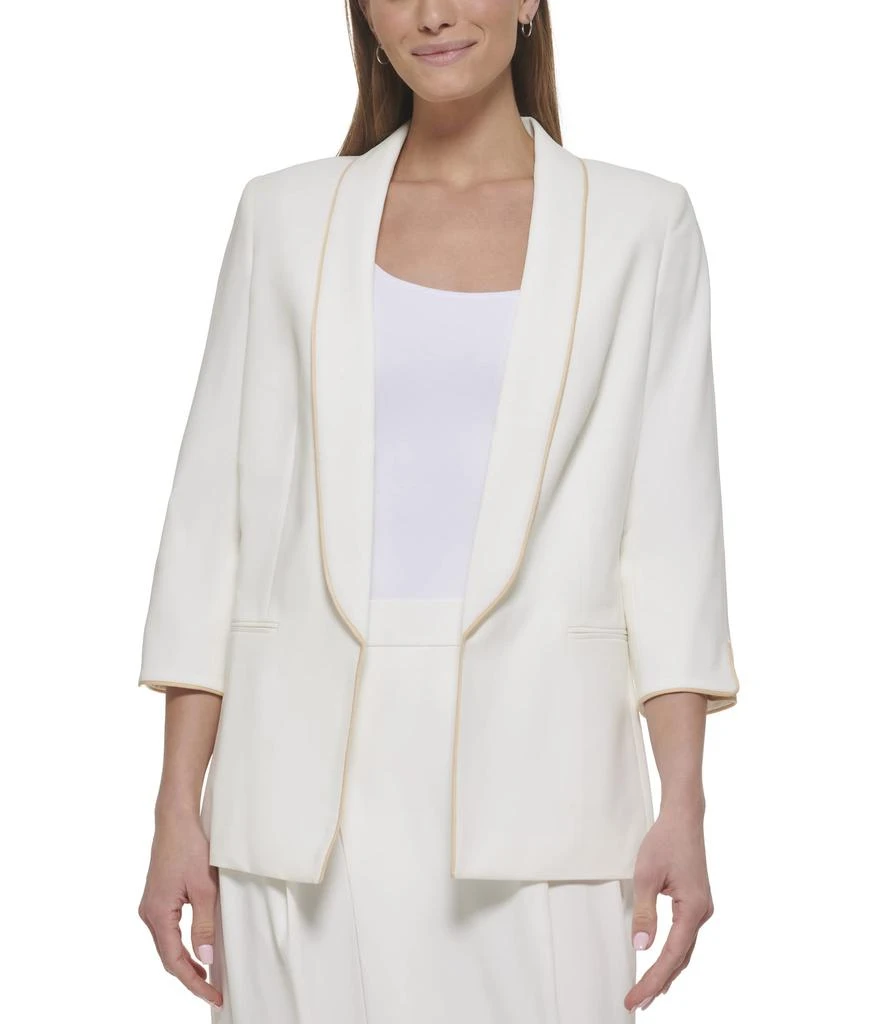 商品DKNY|Shawl Collar Piped Open Blazer,价格¥312,第1张图片