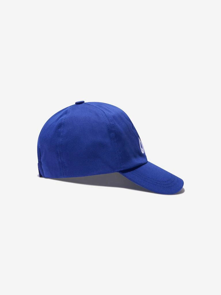商品Off-White|Off White Blue Boys Cotton Logo Cap,价格¥1077,第3张图片详细描述