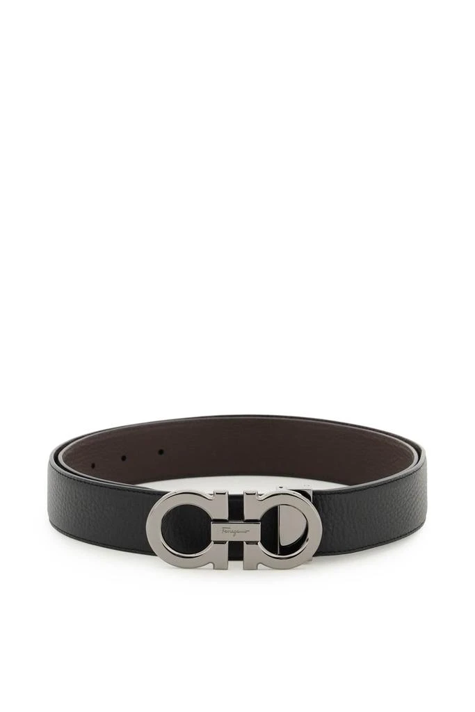 商品Salvatore Ferragamo|Salvatore ferragamo reversible leather belt with gancini logo,价格¥2922,第1张图片