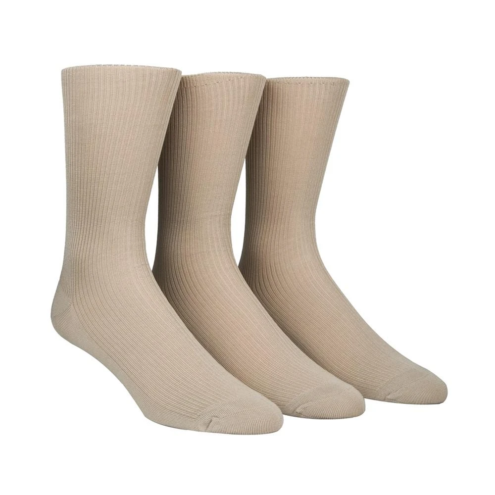 商品Calvin Klein|Dress Men's Socks, Non Binding 3 Pack,价格¥69,第1张图片