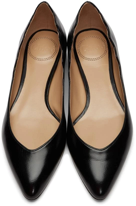 商品Chloé|Black Lauren Flats,价格¥3047,第5张图片详细描述