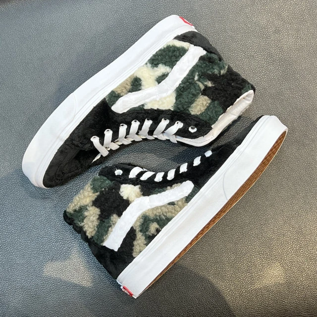 【韩国直邮|包邮包税】万斯 Sk8-Hi #Sherpa #男女通用鞋 # camo/black (VN0A5JMJA58) 商品