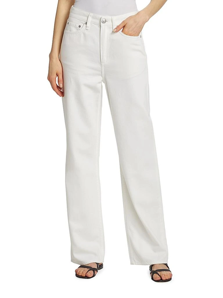 商品Rag & Bone|Featherweight Logan Mid-Rise Wide-Leg Jeans,价格¥1927,第3张图片详细描述