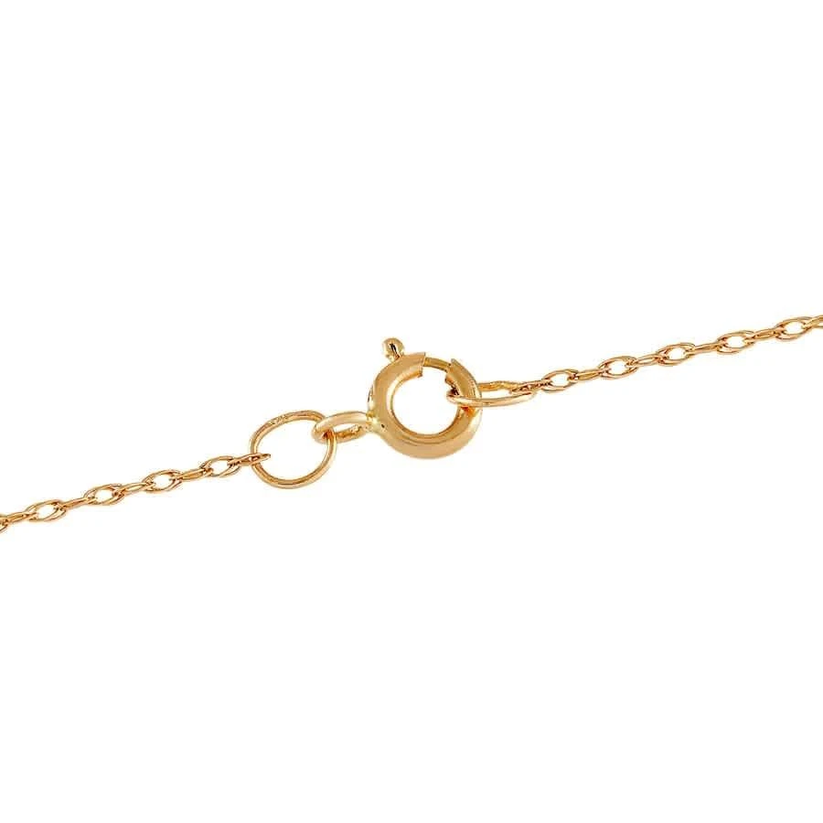 商品LB Exclusive|14K Yellow Gold 0.14 ct Diamond Pendant Necklace,价格¥2547,第3张图片详细描述
