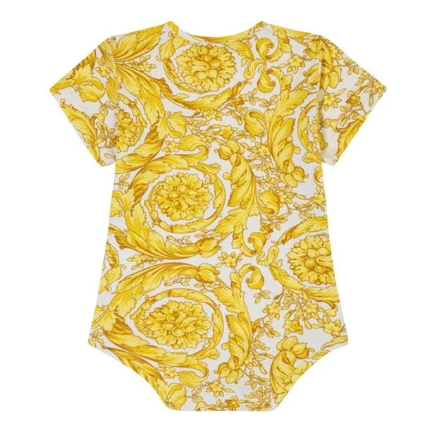 商品【商品预售7天】 Versace|Versace 男童套装 562034WHTGLD5W050 黄色,价格¥1750,第3张图片详细描述
