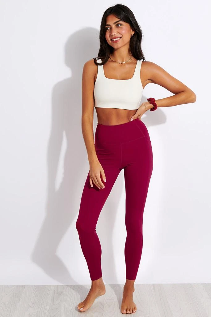 商品Girlfriend Collective|High Waisted Pocket Legging - Garnet,价格¥769,第2张图片详细描述